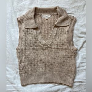 Knitted Cropped Tank Top